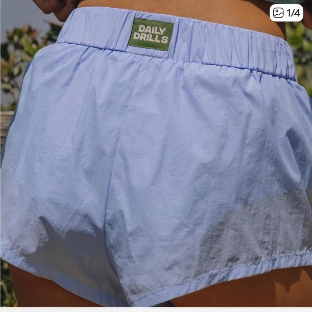 Daily Drills Women's Sky Blue Athletic Shorts